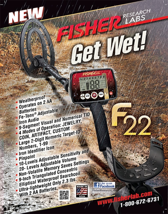 Detector de metal FISHER F22